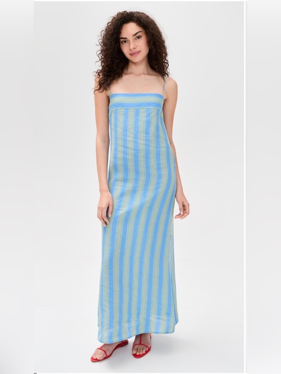 STAUD Dresses & Skirts - STAUD Laura Linen Maxi Dress